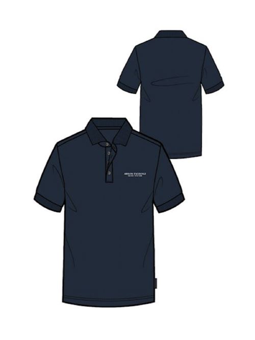 Polo ARMANI EXCHANGE | 8NZF801510 BLU